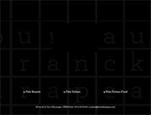 Tablet Screenshot of franckdrapeau.com